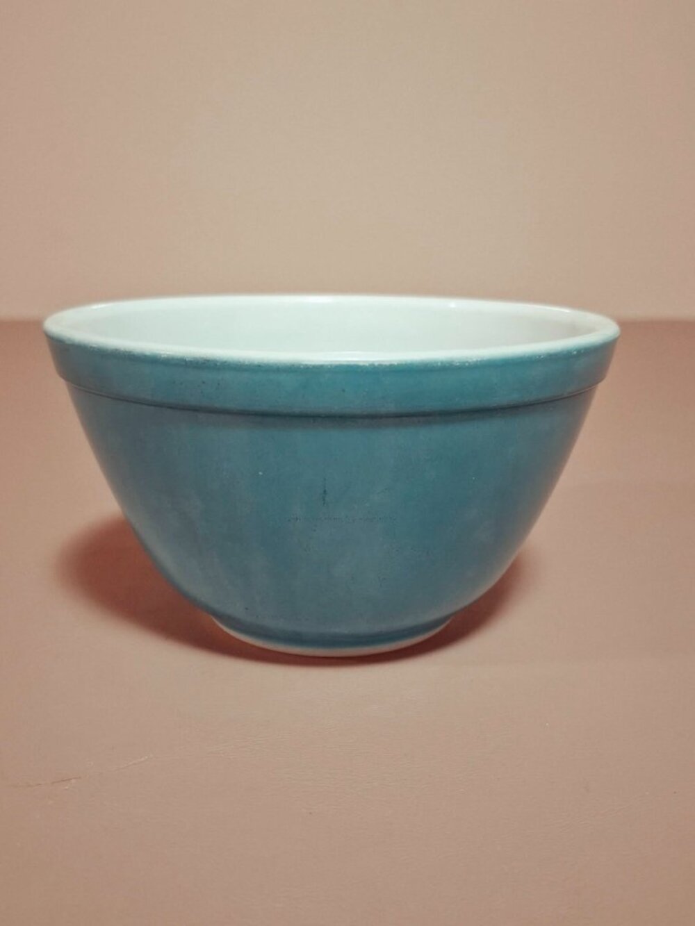 Pyrex Vintage 401 Primary Blue Mixing Serving Bowl 1 1/2 Pint